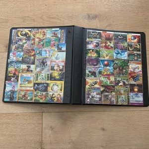 One of a Kind! Pokemon School Card Binder 58 Cards